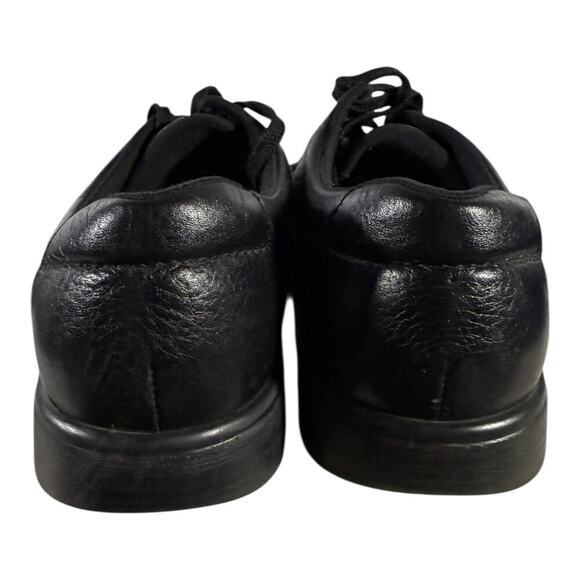 SAS Bout Time Shoes Men’s Size 8.5 M Black Leather Moc Toe Lace Up Comfort - Picture 5 of 8